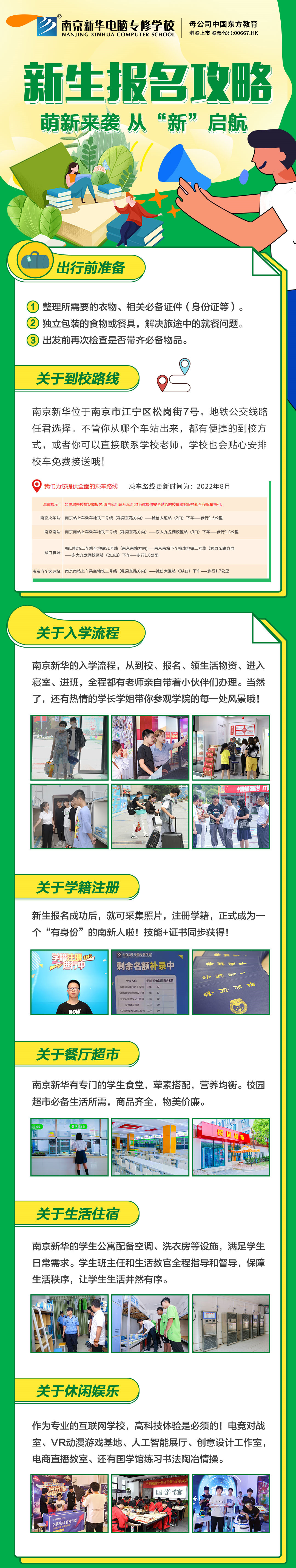 新生報名攻略| 2022級的同學們，我們在南京新華等你！