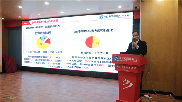 強化品質 賦能未來|南京新華電腦專修學校2023年研發表彰暨2024年研發部署大會